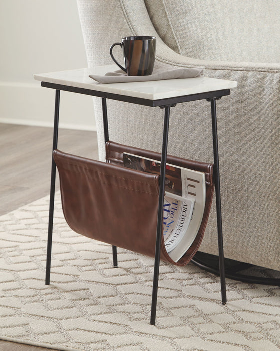 Etanbury - Brown / Black / White - Accent Table - Simple Home Plus