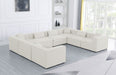 Cube - Linen 8 Piece Modular Sectional - Simple Home Plus