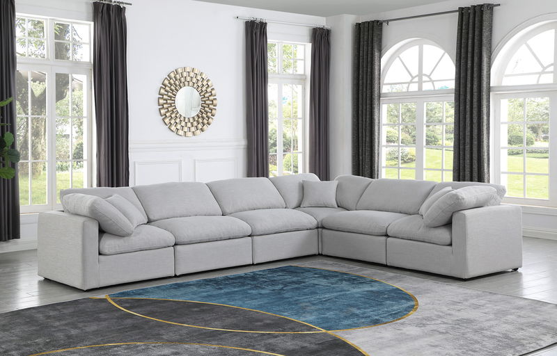 Indulge - Linen 6 Piece Modular Corner Sectional