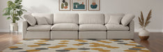Indulge - Linen 4 Seat Modular Sofa - Simple Home Plus