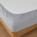 Cotton 144TC - Twin Long Printed Sheets - Diamond Gray - Simple Home Plus