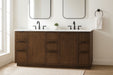 Willard - Engineered Stone And Solid Wood Bathroom Vanity - Simple Home Plus