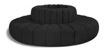 Arc - Boucle Fabric 8 Piece Round Modular Sofa - Simple Home Plus