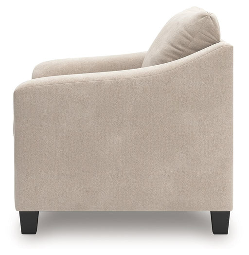 Willarae - Taupe - 2 Pc. - Chair And A Half, Ottoman - Simple Home Plus
