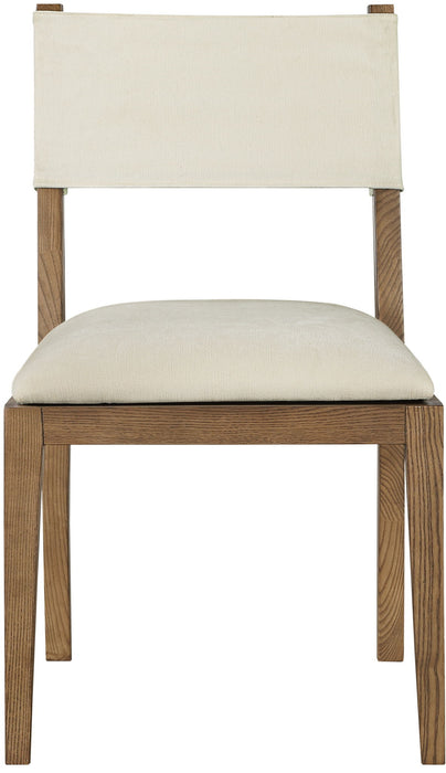 Avon - Linen Textured Performance Fabric Dining Side Chair (Set of 2) - Simple Home Plus