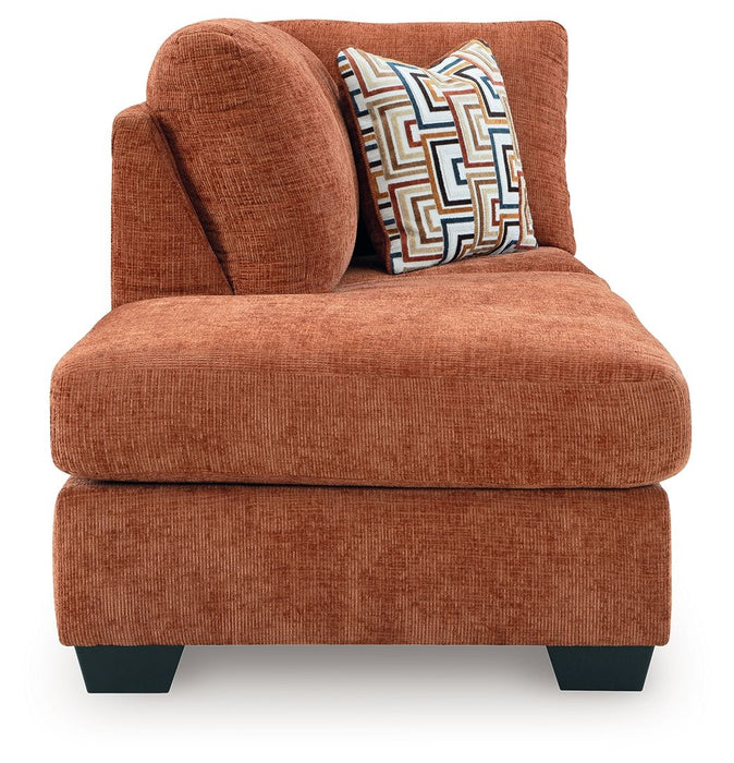 Aviemore - Laf Corner Chaise - Spice - Simple Home Plus