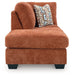Aviemore - Laf Corner Chaise - Spice - Simple Home Plus