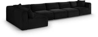 Shaggy - 6 Piece Modular Sectional - Simple Home Plus