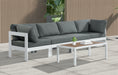 Nizuc - Outdoor Patio 4 Seat Modular Sofa With White Frame - Simple Home Plus