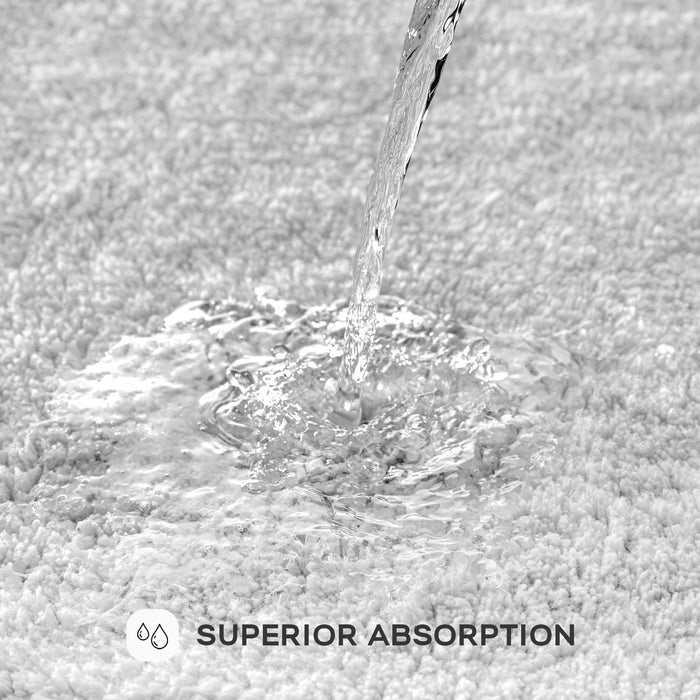 Splendor - 20" x 30" Tufted Reversible Bath Rug - Gray