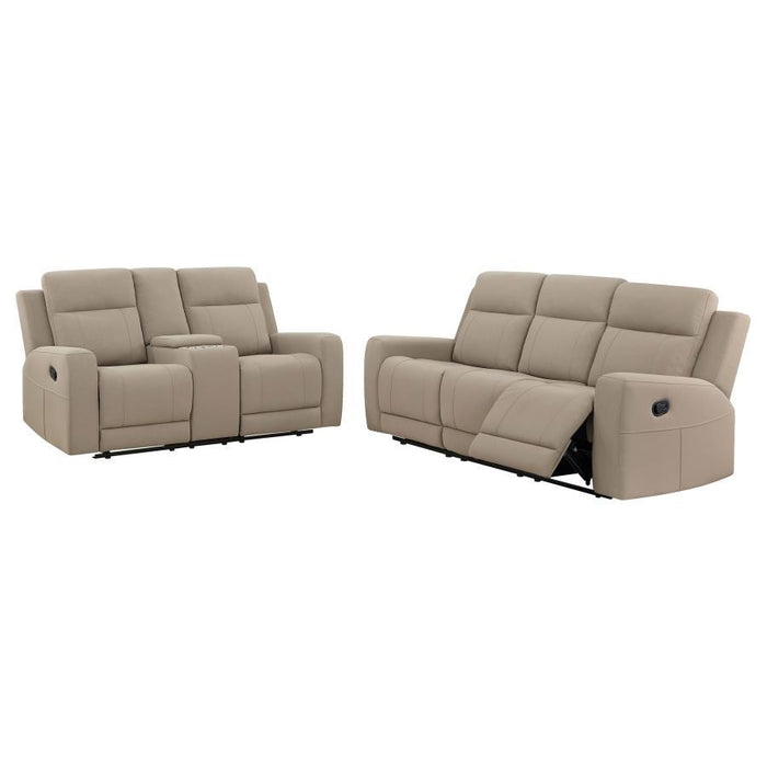 Brentwood - Upholstered Reclining Sofa Set - Simple Home Plus
