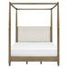 Baylor - Queen Canopy Bed - Brown - Simple Home Plus