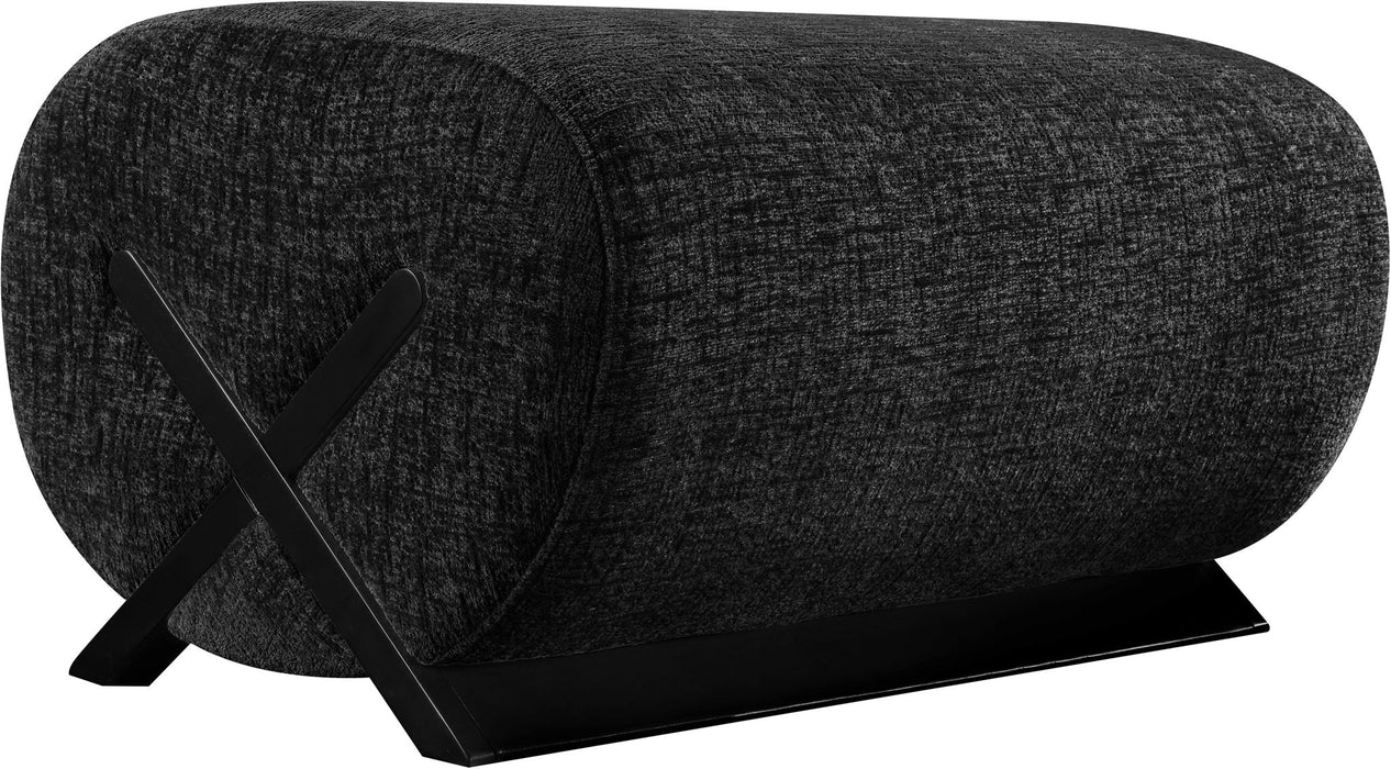 Akira - Fabric Upholstered Ottoman - Simple Home Plus