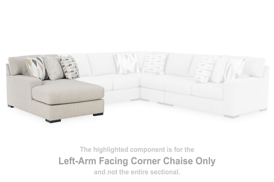 LaureLGrove - LAF Corner Chaise - Pebble - Simple Home Plus
