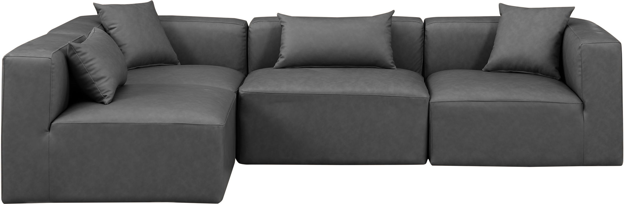 Cube - 4 Piece Modular Corner Sectional - Simple Home Plus