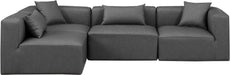 Cube - 4 Piece Modular Corner Sectional - Simple Home Plus