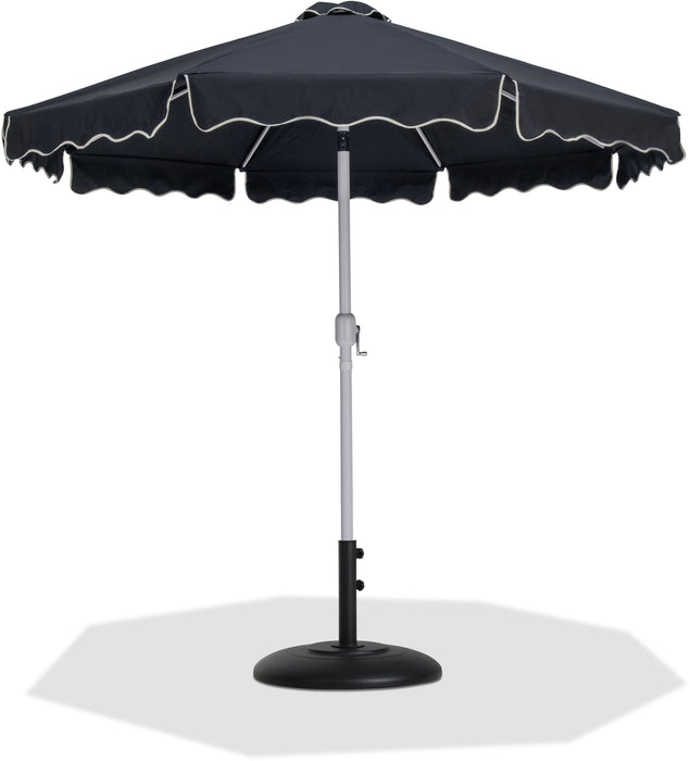 Amalfi - Patio Umbrella - Black Base / White Pole - Simple Home Plus