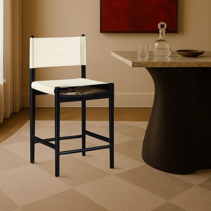 Rawlins - Counter Stool - Black Frame - Simple Home Plus