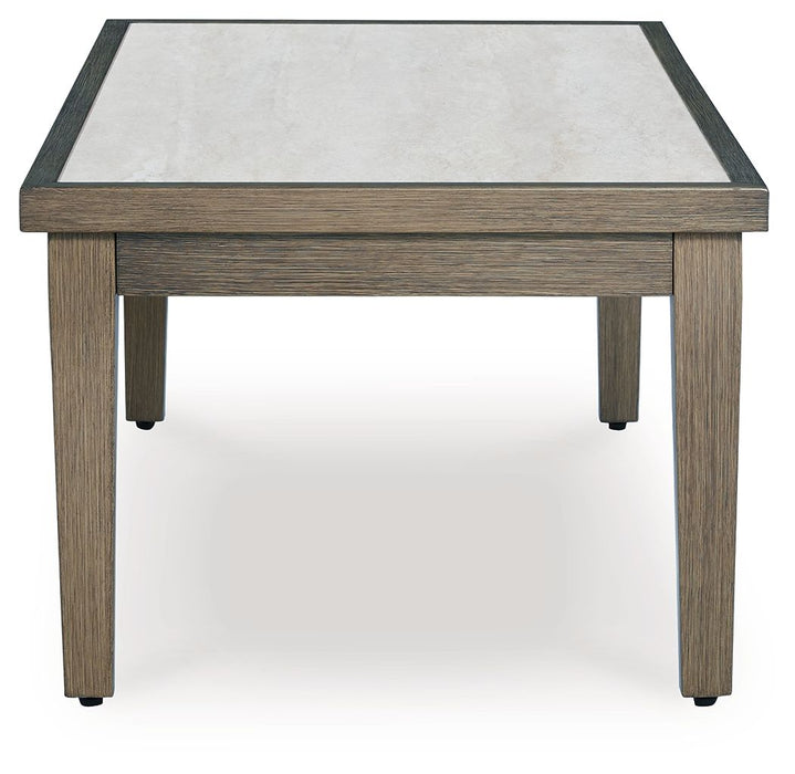 Rainier Ranch - Brown / Beige - Rectangular Cocktail Table - Simple Home Plus