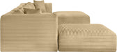 Shaggy - 6 Piece Modular Sectional With 2 Ottomans - Simple Home Plus