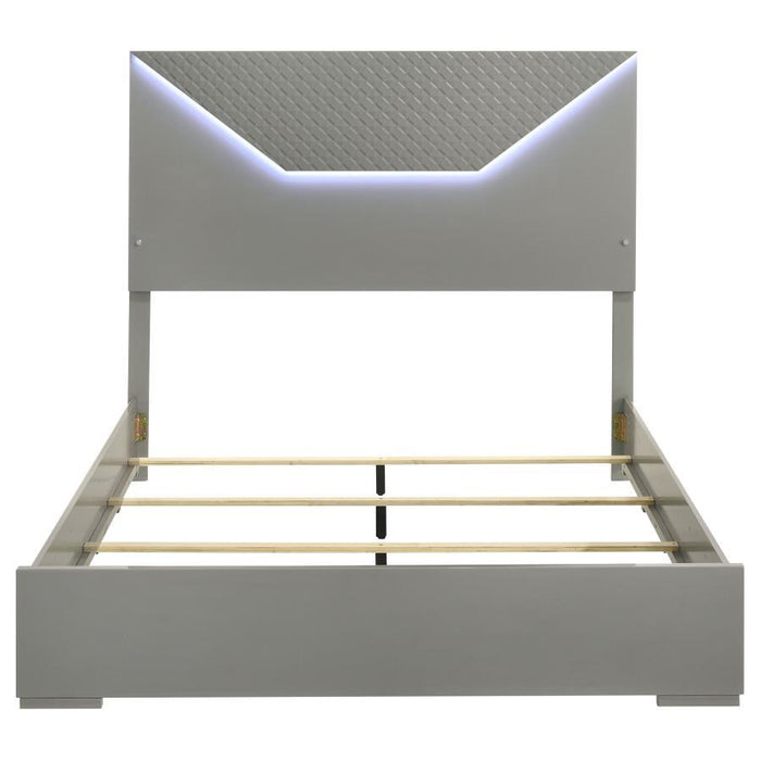 Ives - Panel Bed LED Headboard - Simple Home Plus