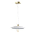 Saben - 2-Tier Pendant - Gold / White - Simple Home Plus