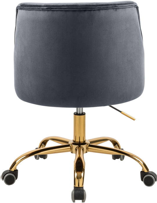 Arden - Office Chair with Gold Legs - Simple Home Plus