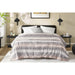 Zuri - 90" x 90" Blanket - Blush / Gray - Simple Home Plus