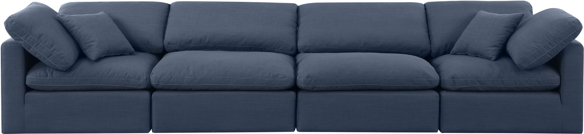 Indulge - Linen 4 Seat Modular Sofa - Simple Home Plus