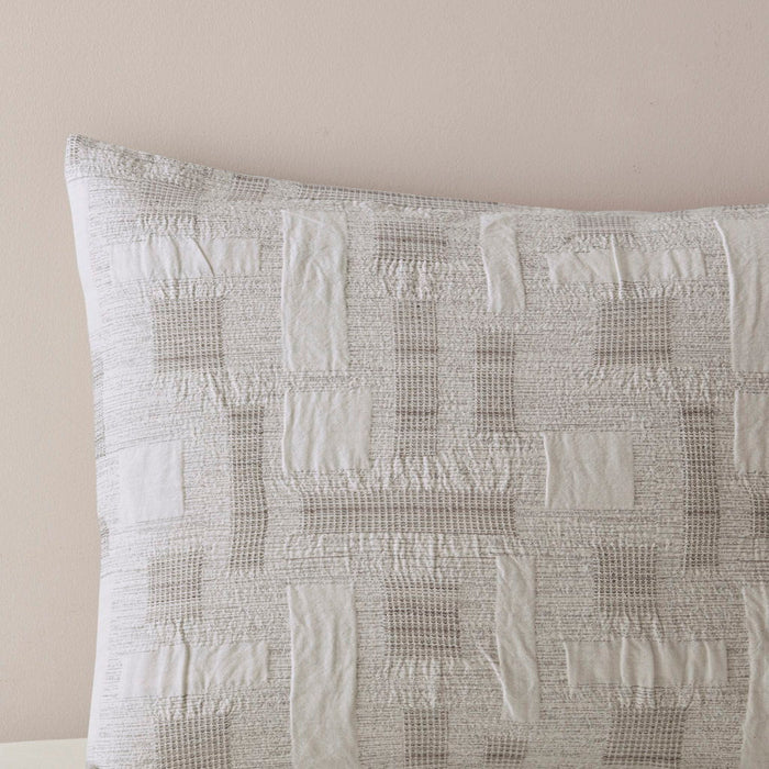 Cairo - 3 Piece King/California King Duvet Set - Ivory - Simple Home Plus