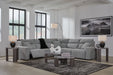 ModMax II - Salt And Pepper - Reclining Sectional - Simple Home Plus