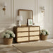 Windsor - Solid Wood Mirror - Brown - Simple Home Plus