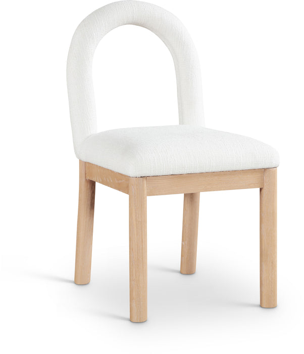 Conrad - Linen Dining Chair With Natural Legs - Simple Home Plus