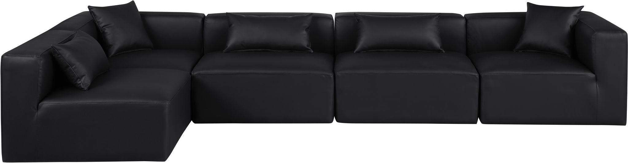 Cube - 5 Piece Modular Sectional - Simple Home Plus