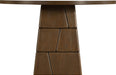 Tavio - 48" Oak Veneer And Solid Wood Dining Table - Simple Home Plus