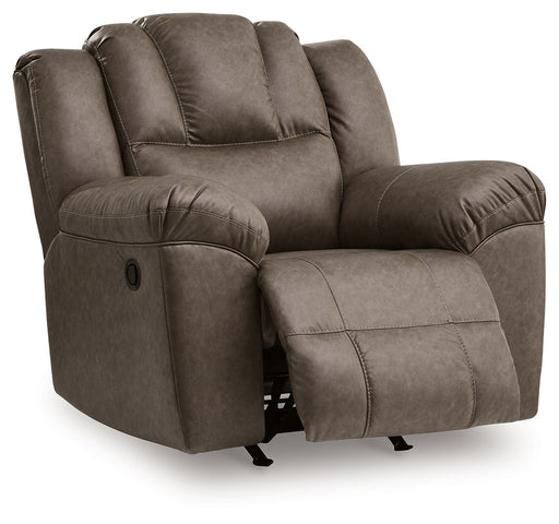 Lowilla - Rocker Recliner - Driftwood - Simple Home Plus