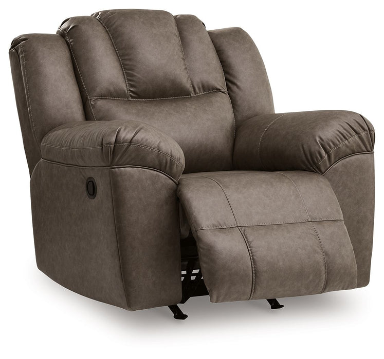 Lowilla - Rocker Recliner - Driftwood - Simple Home Plus