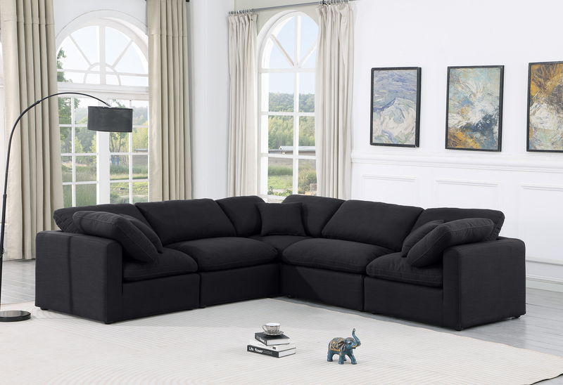 Indulge - Linen 5 Piece Modular Corner Sectional