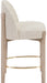 Torino - Counter Stool With Brushed Natural Base - Simple Home Plus