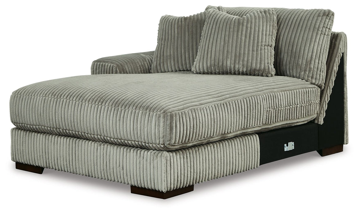 Lindyn - LAF Corner Chaise - Fog - Simple Home Plus