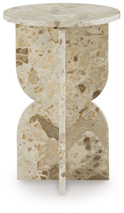 Treygan - Beige - Accent Table - Simple Home Plus