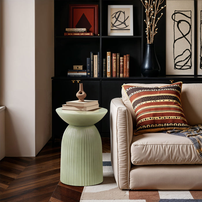 Opani - Concrete End Table - Simple Home Plus