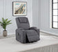 Louie - Chenille Upholstered Power Lift Massage Chair - Simple Home Plus