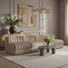 Rummi - Armless Velvet Performance Fabric Upholstered 4 Piece Modular Sofa - Simple Home Plus