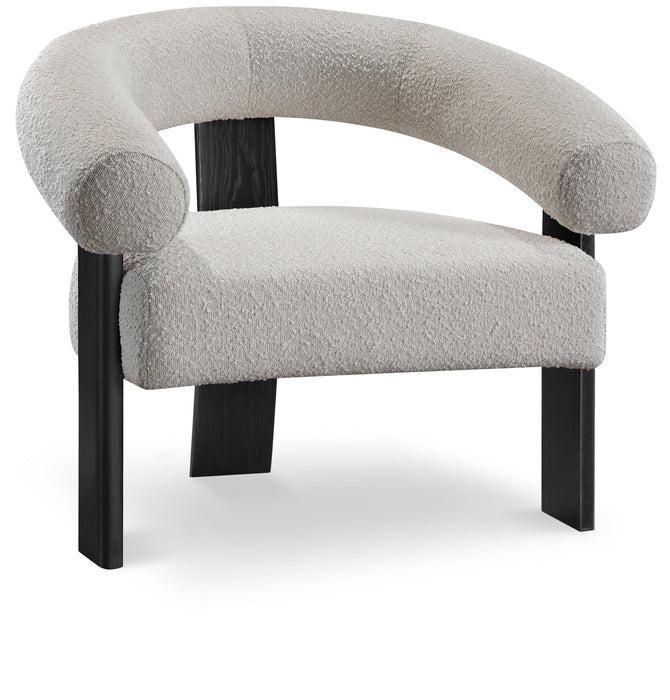 Winston - Accent Chair With Black Legs - Simple Home Plus