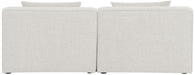 Cube - Linen Modular 2 Seat Armless Sofa - Simple Home Plus