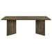 Tyler - Solid Wood Dining Table - Mango Brown - Simple Home Plus