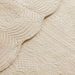 Tuscany - King 3 Piece Reversible Scalloped Edge Coverlet Set - Cream - Simple Home Plus