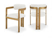 Aurum - Linen Textured Fabric Upholstered Dining Chair (Set of 2) - Simple Home Plus