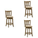 Wren - Modern Farmhouse Swivel Wood Counter Height Kitchen Bar Stool - Simple Home Plus